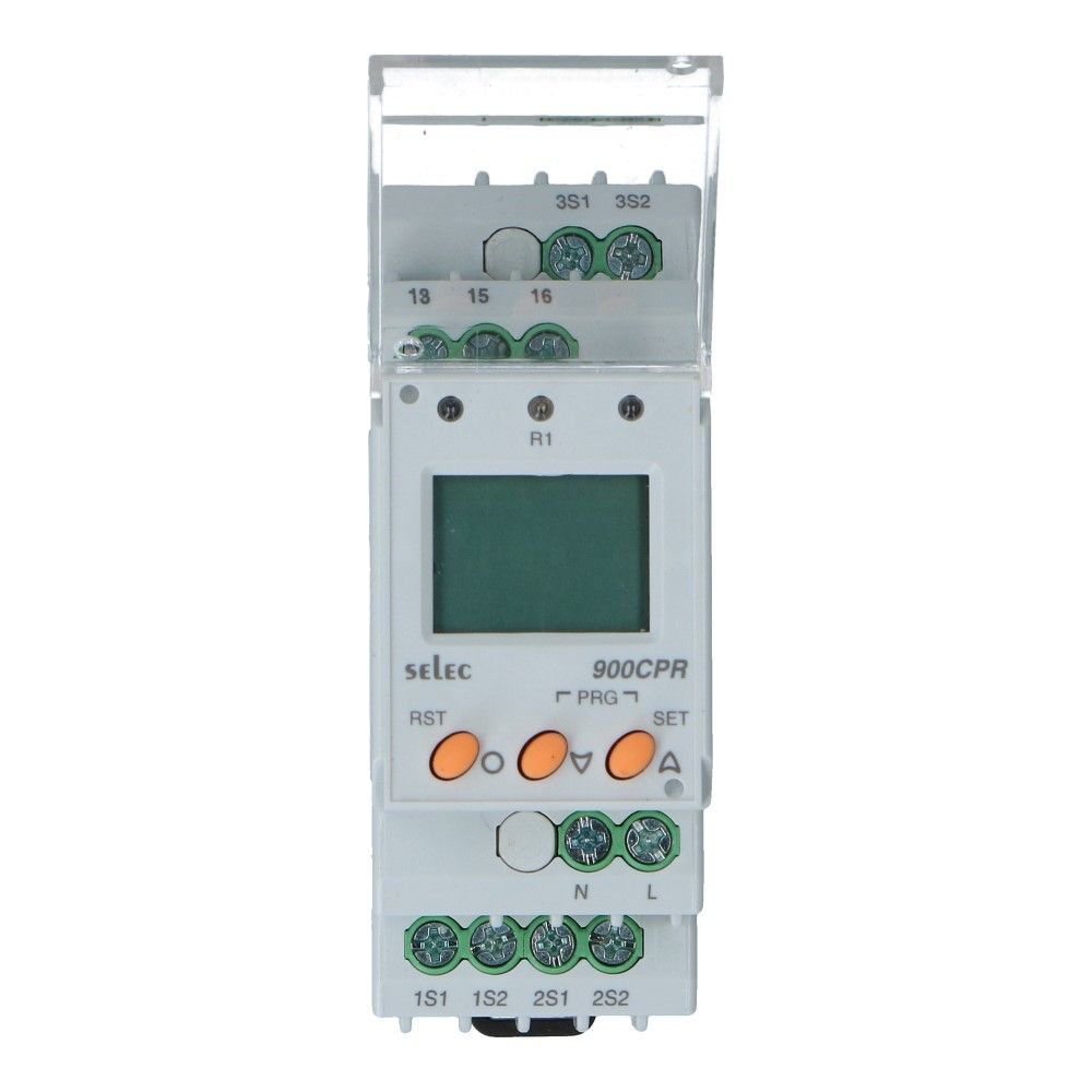 Stroomcontrole relais digitaal 0-999A 3 fase