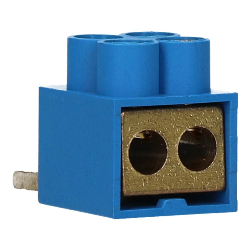 Aftakblok pin blauw 1 fase 2x16mm²