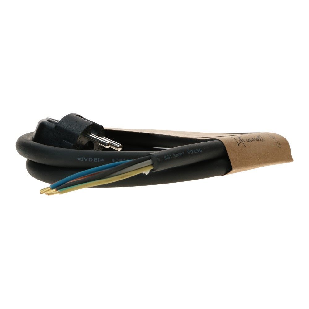Perilex stekker 16A haaks 1.5mtr zwart 5x 1.5mm2 Perilex stekker 16A haaks 1.5mtr zwart 5x 1.5mm2
