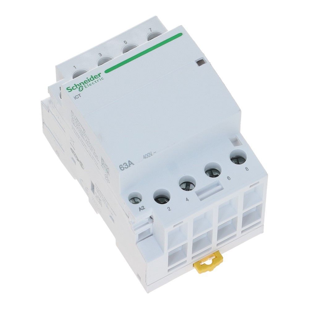4 polig Installatierelais 63A 230VAC 2 NO iCT 4 polig Installatierelais 63A 230VAC 2 NO iCT