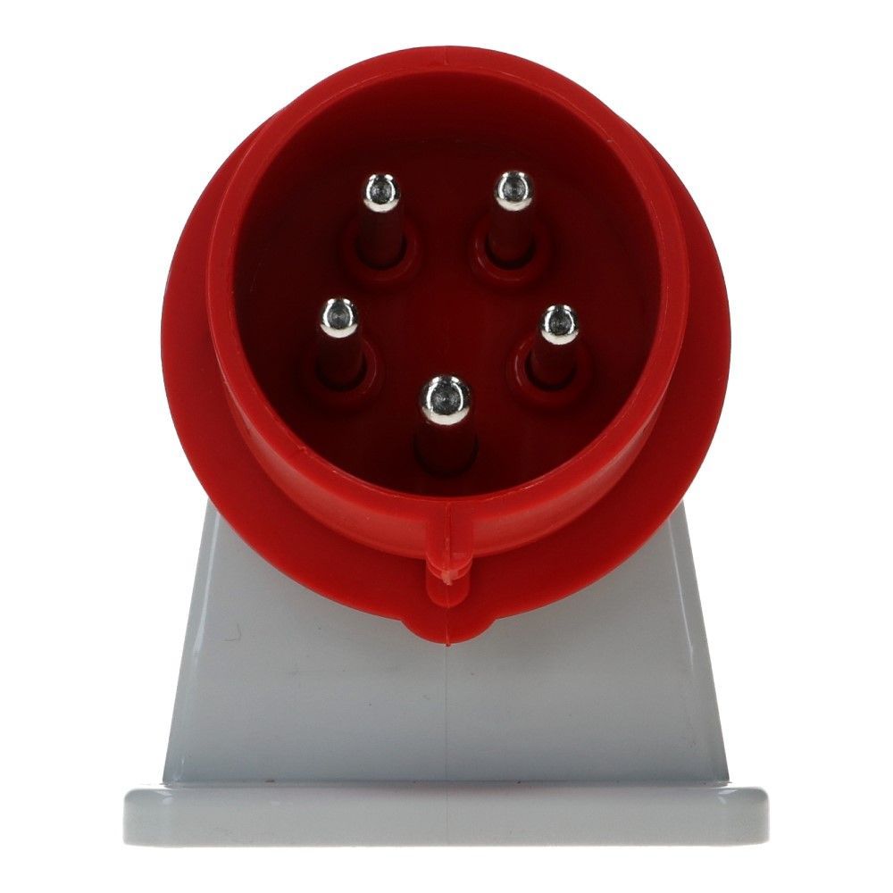 CEE male 5 polig 6H 32A IP54 toestelcontactdoos 380-415VAC CEE male 5 polig 6H 32A IP54 toestelcontactdoos 380-415VAC