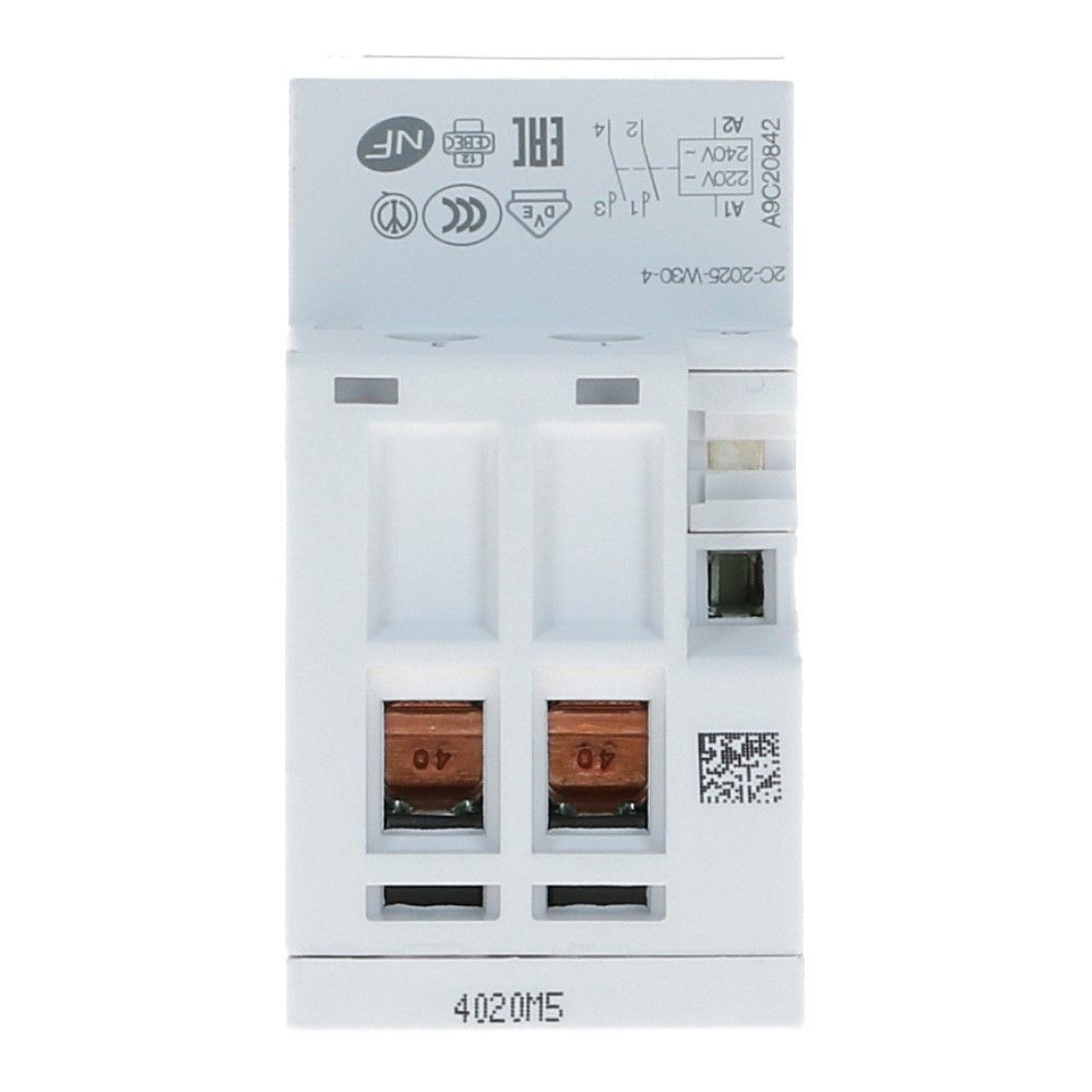 2 polig Installatierelais 40A 230VAC 2 NO iCT 2 polig Installatierelais 40A 230VAC 2 NO iCT