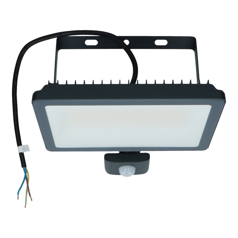 Floodlight LED met sensor 50W 4000K wit 5000 lumen IP44