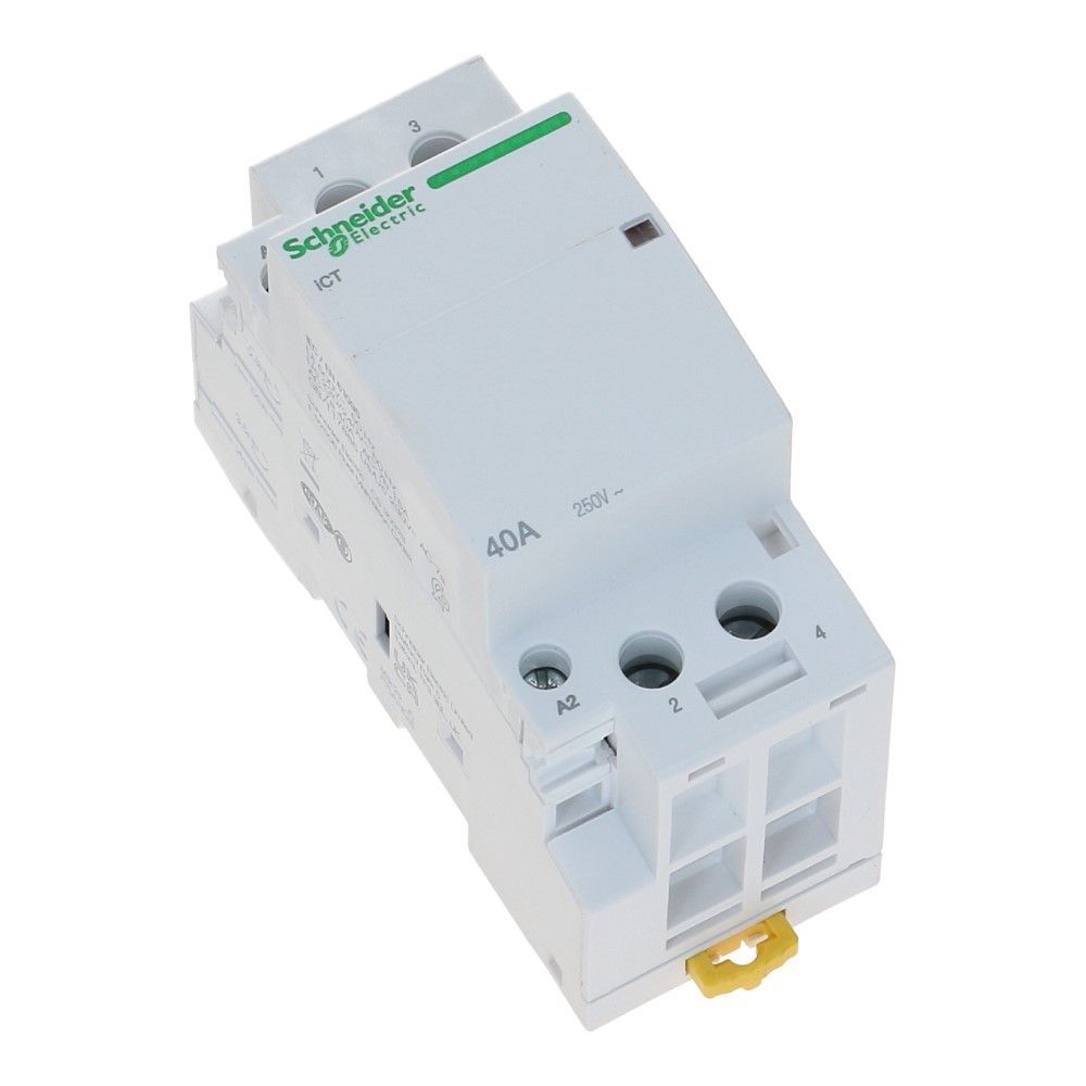 2 polig Installatierelais 40A 230VAC 2 NO iCT 2 polig Installatierelais 40A 230VAC 2 NO iCT