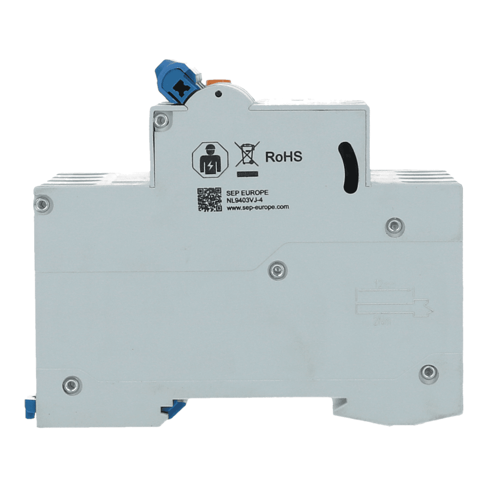 Aardlekautomaat B 50A 3 polig + nul 30mA 6kA (81mm) Aardlekautomaat B 50A 3 polig + nul 30mA 6kA (81mm)