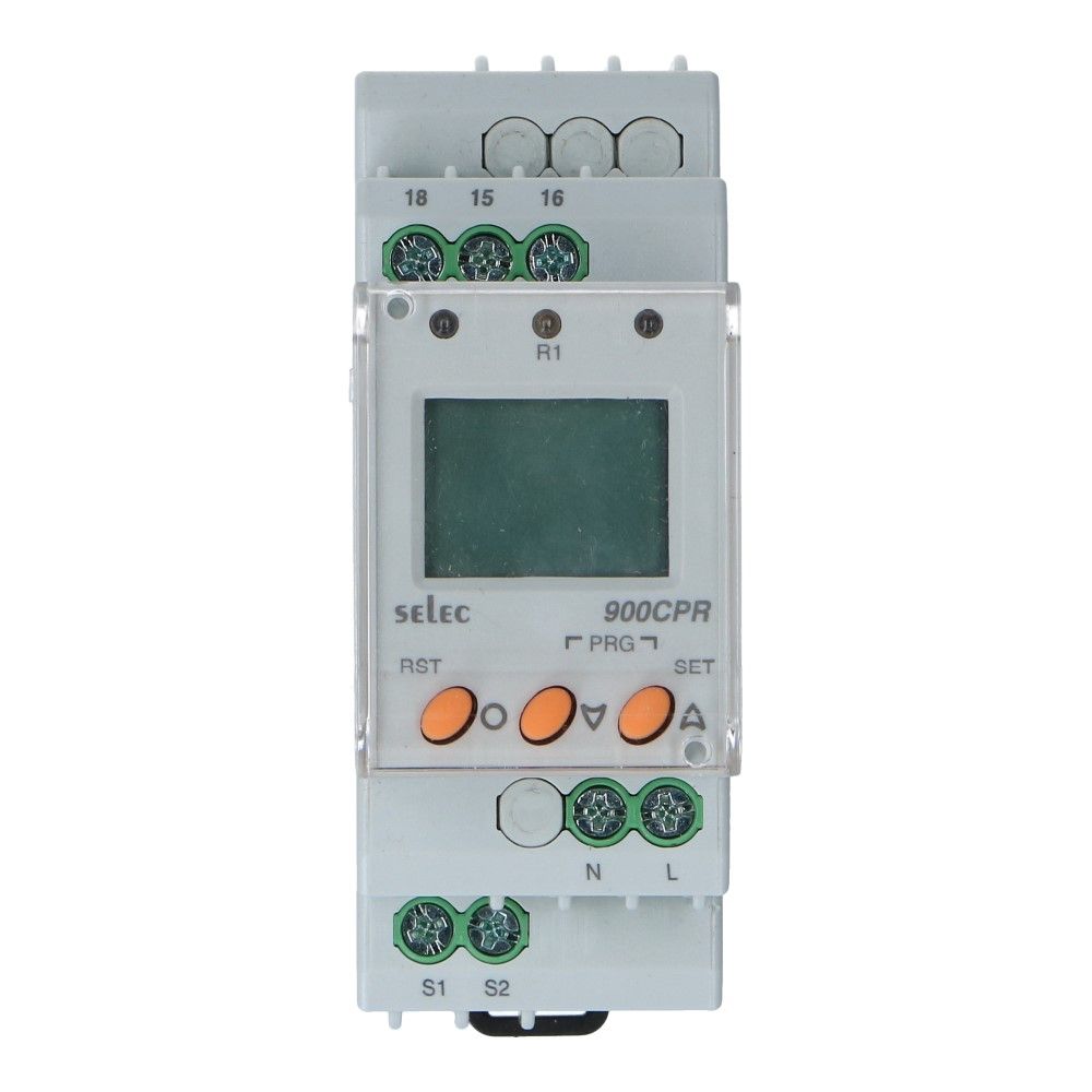 Stroomcontrole relais digitaal 0-999A 1 fase