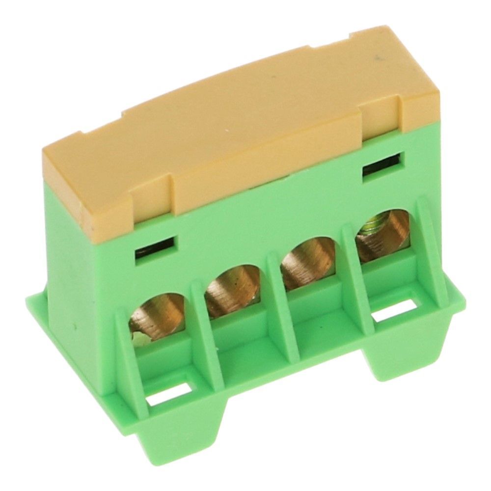 Aansluitverdeelblok AST16 geel/groen 4x16mm² Aansluitverdeelblok AST16 geel/groen 4x16mm²
