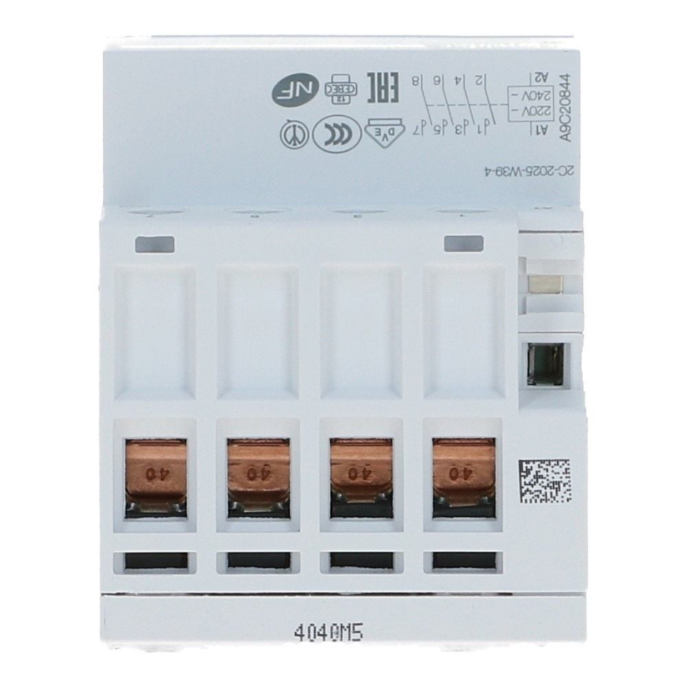 4 polig Installatierelais 40A 230VAC 2 NO iCT 4 polig Installatierelais 40A 230VAC 2 NO iCT