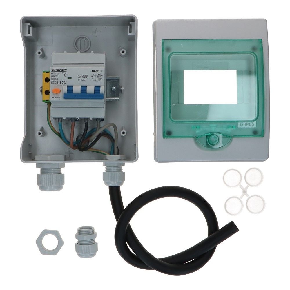 3 fase Backup box beveiliging C32 100mA High Immunity 3 fase Backup box beveiliging C32 100mA High Immunity