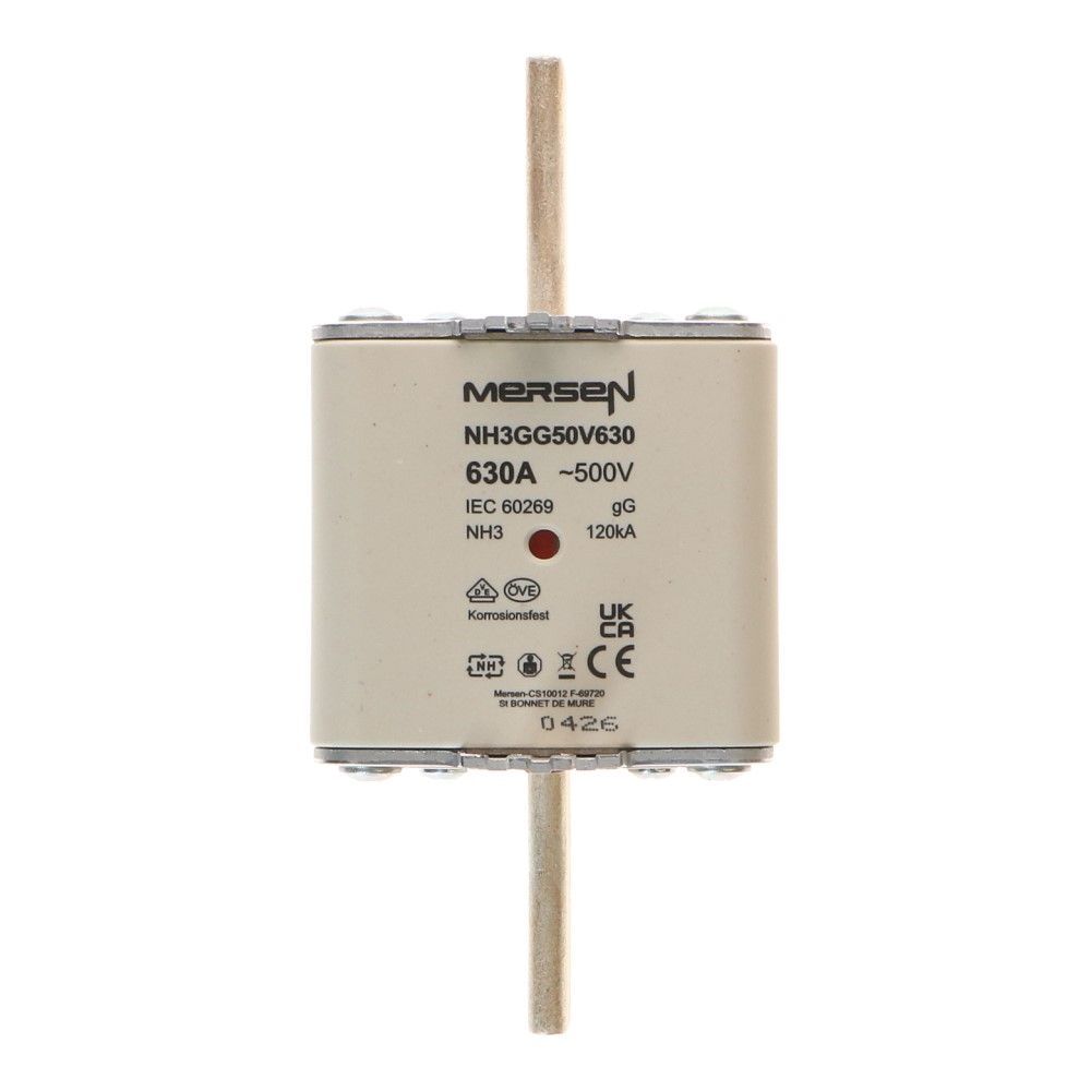Mespatroon NH3 630A 500V gG Mespatroon NH3 630A 500V gG