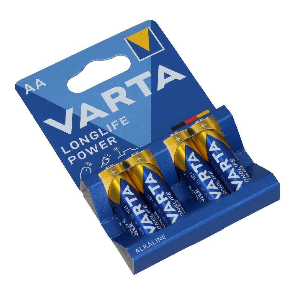 AA Varta batterij LR06 1.5V Longlife Power 4 stuks