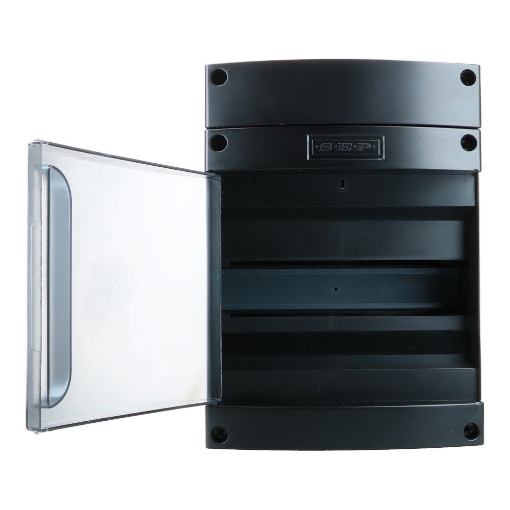 SEP Livion ledige groepenkast 1x12 modules met verhoogde buisinvoer SEP Livion ledige groepenkast 1x12 modules met verhoogde buisinvoer