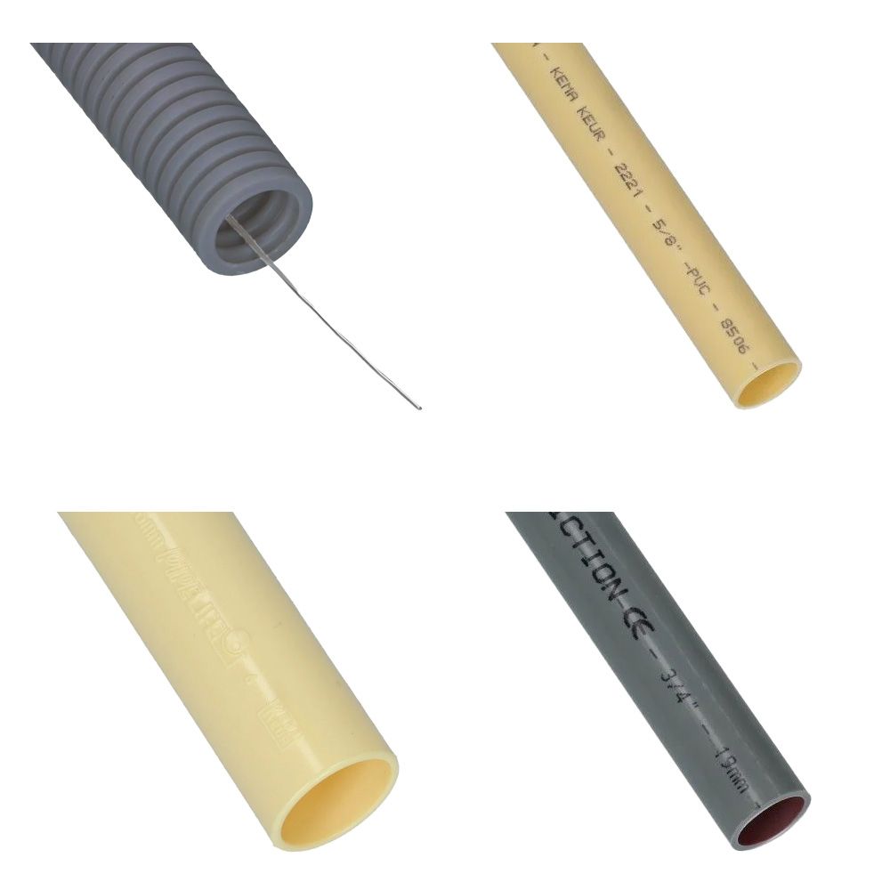 PVC, Hostalit (slagvast) en Mantelbuis