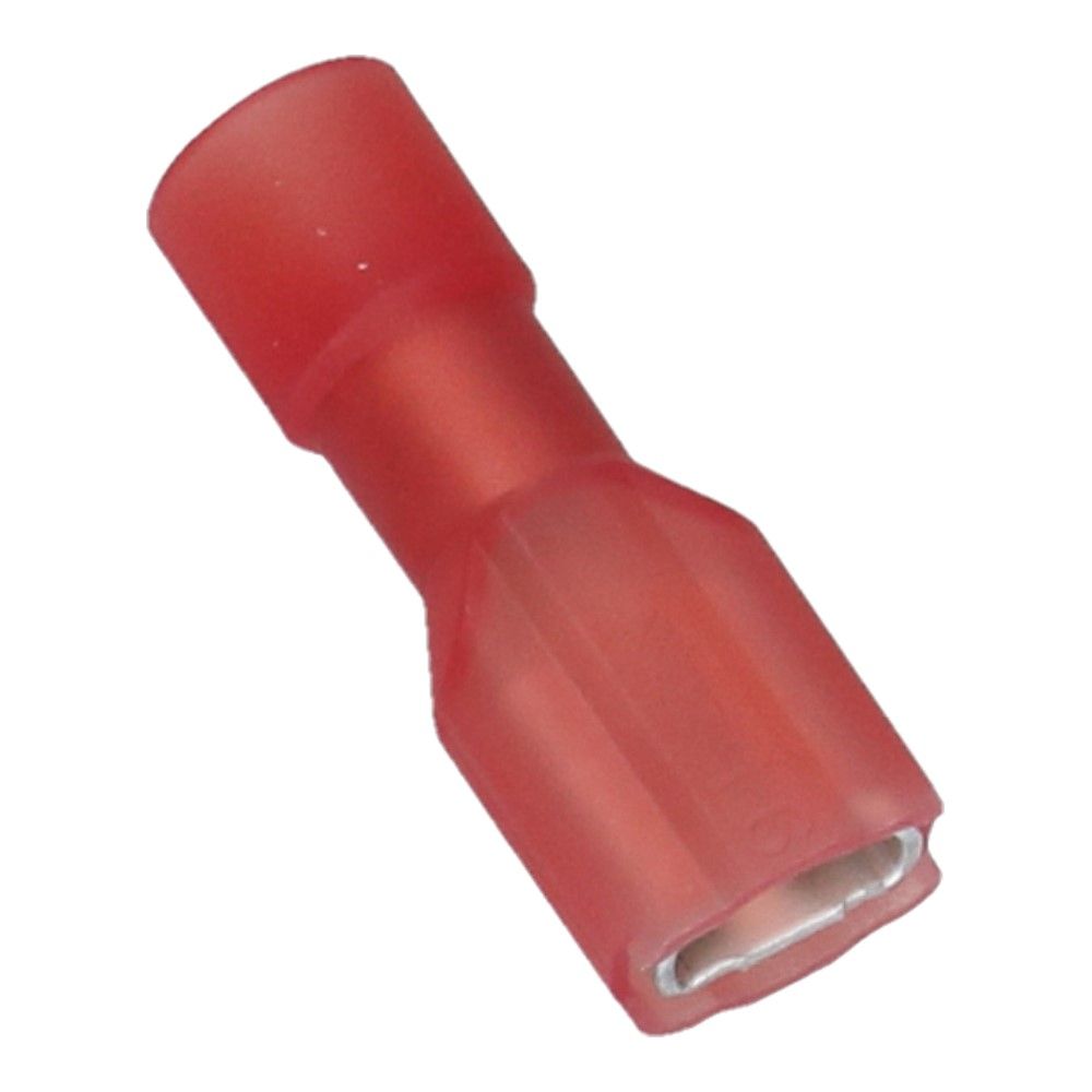 Kabelschoen contra ISO B-4.8mm D-0.8mm Rood - 100 stuks