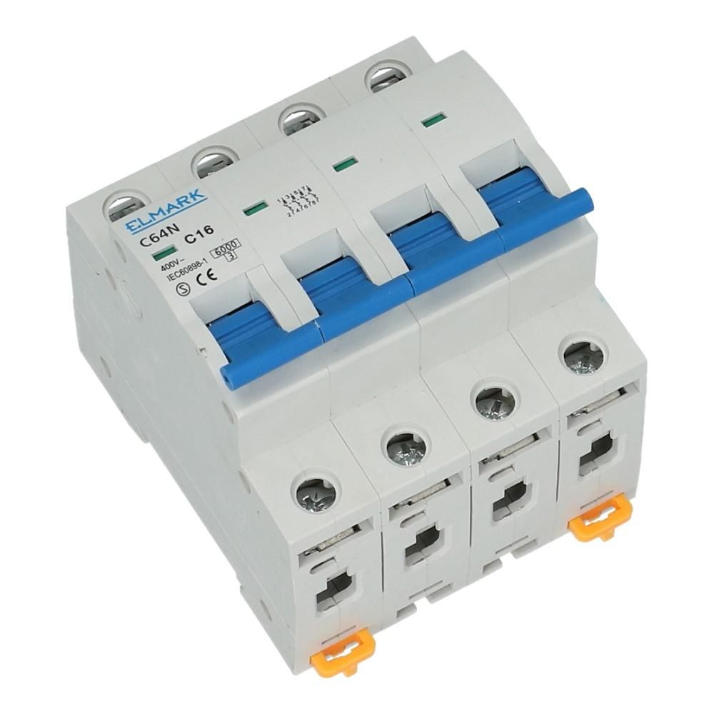 Installatieautomaat 4 polig 50A karakteristiek C