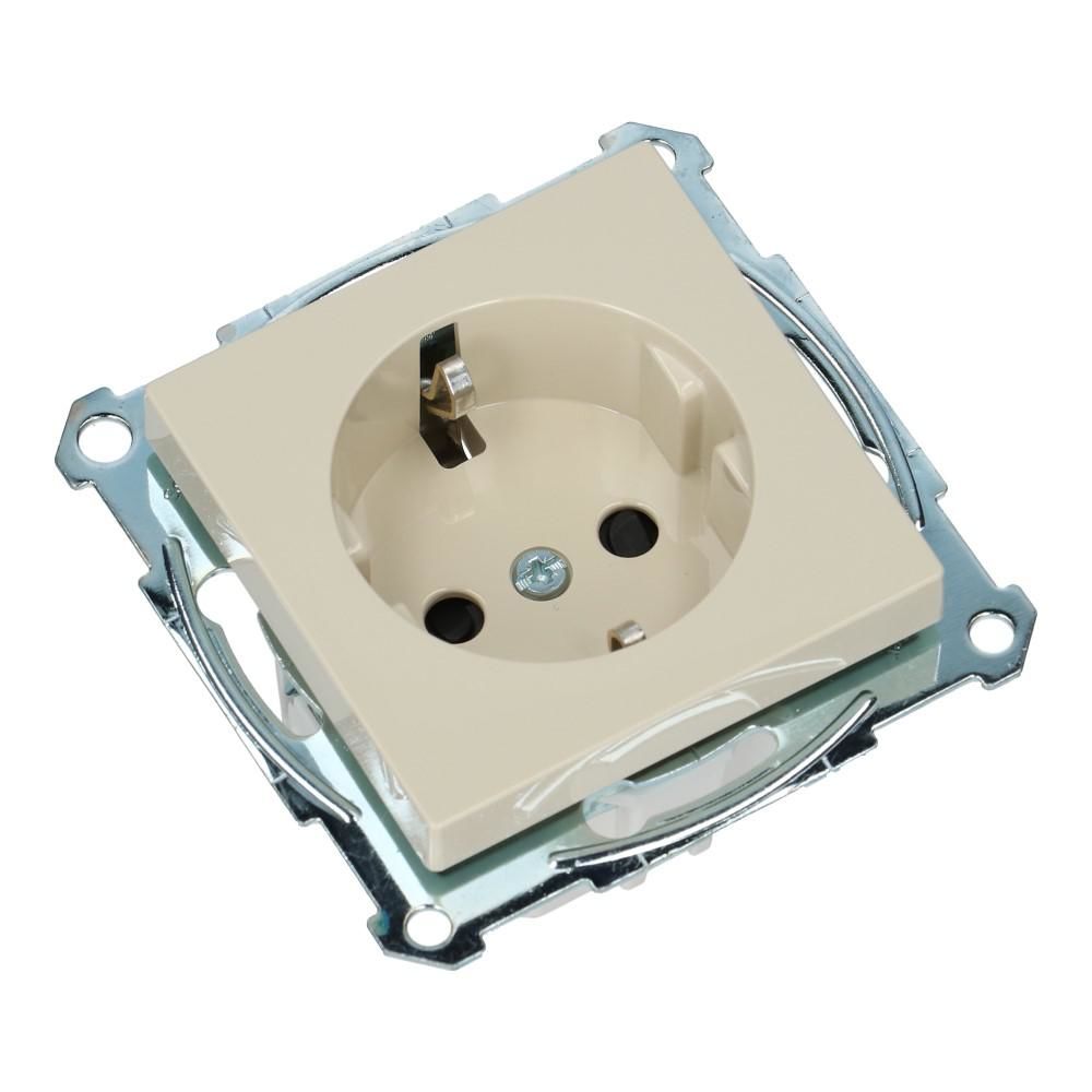 Wandcontactdoos SYSTEEM-M 1013 kinderbeveiliging