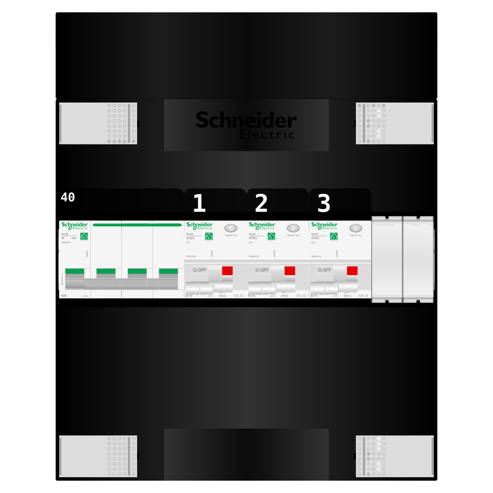 Groepenkast 3 fase 3 alamat Resi9, foto 3 van 6