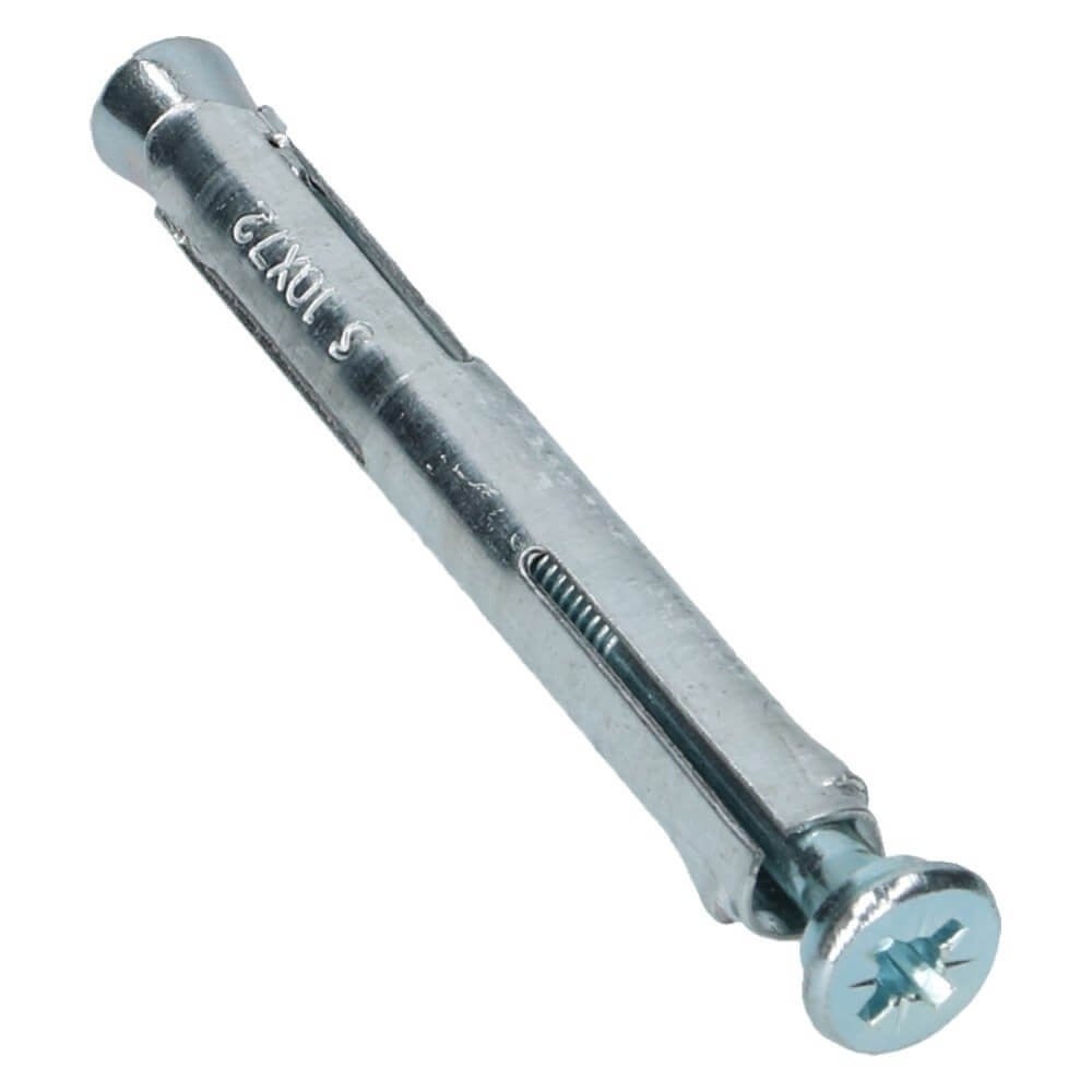 Metalen kozijnplug VZK 10x72 verzinkt - 50 stuks