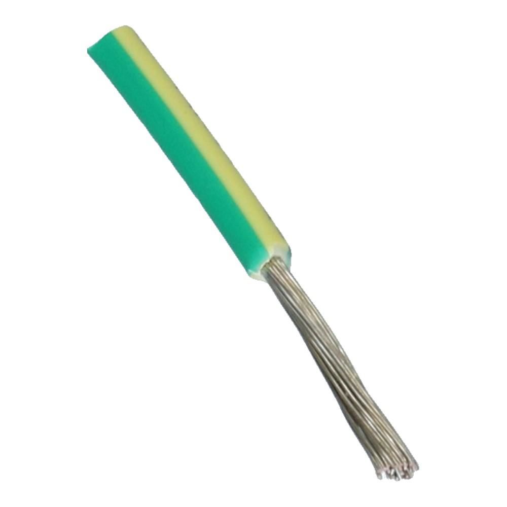 Montagedraad SO07Z-K 10mm² geel groen vertind halogeenvrij 145°C - 100 meter