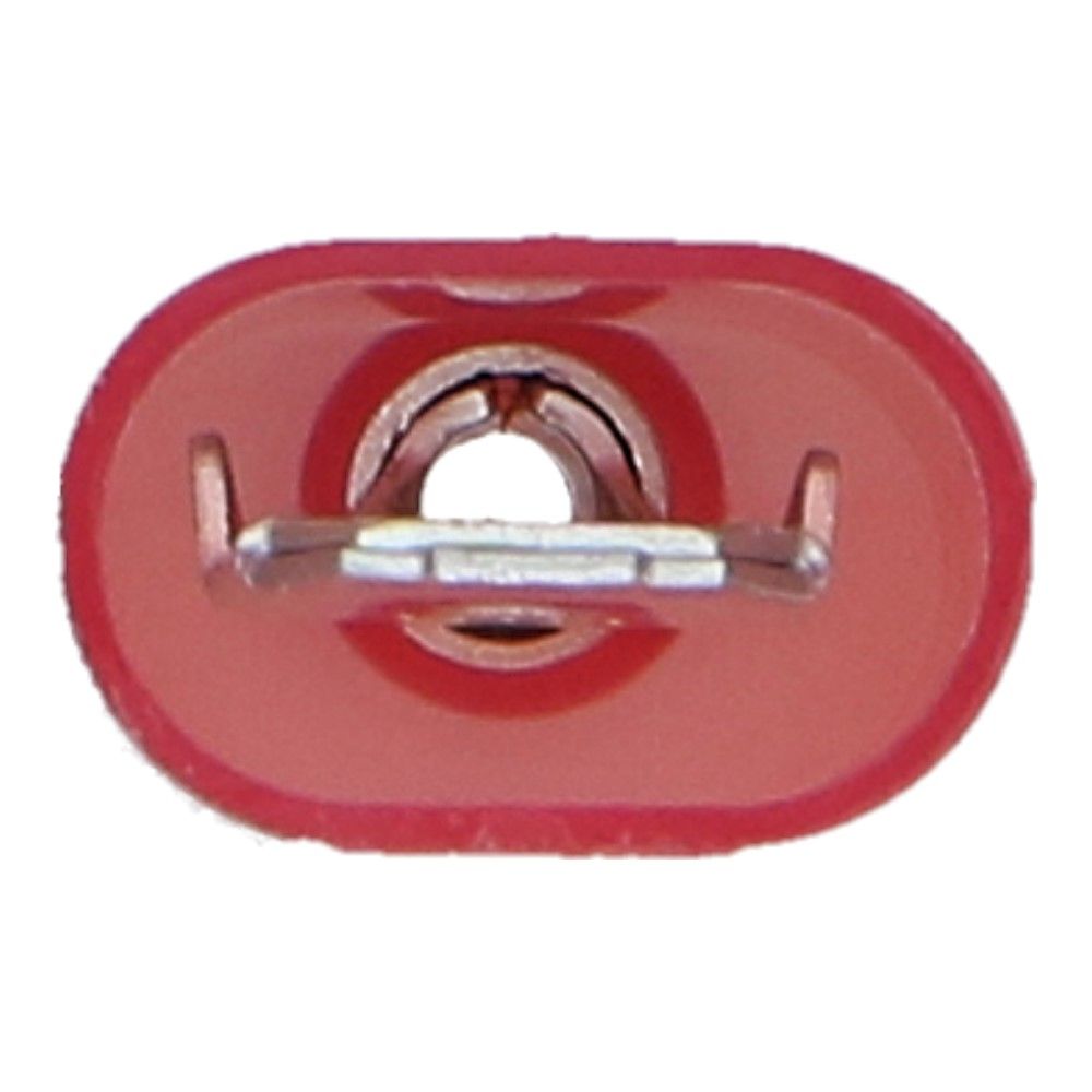 Kabelschoen vlakstekker ISO B-6.3mm D-0.8mm Rood - 100 stuks, foto 2 van 2
