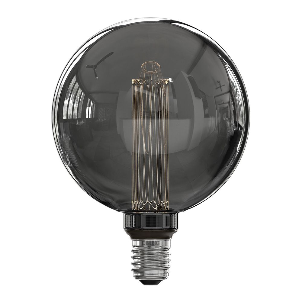 Calex LED Globe lamp titanium G125 E27 3.5W 40lm 2000K dimbaar