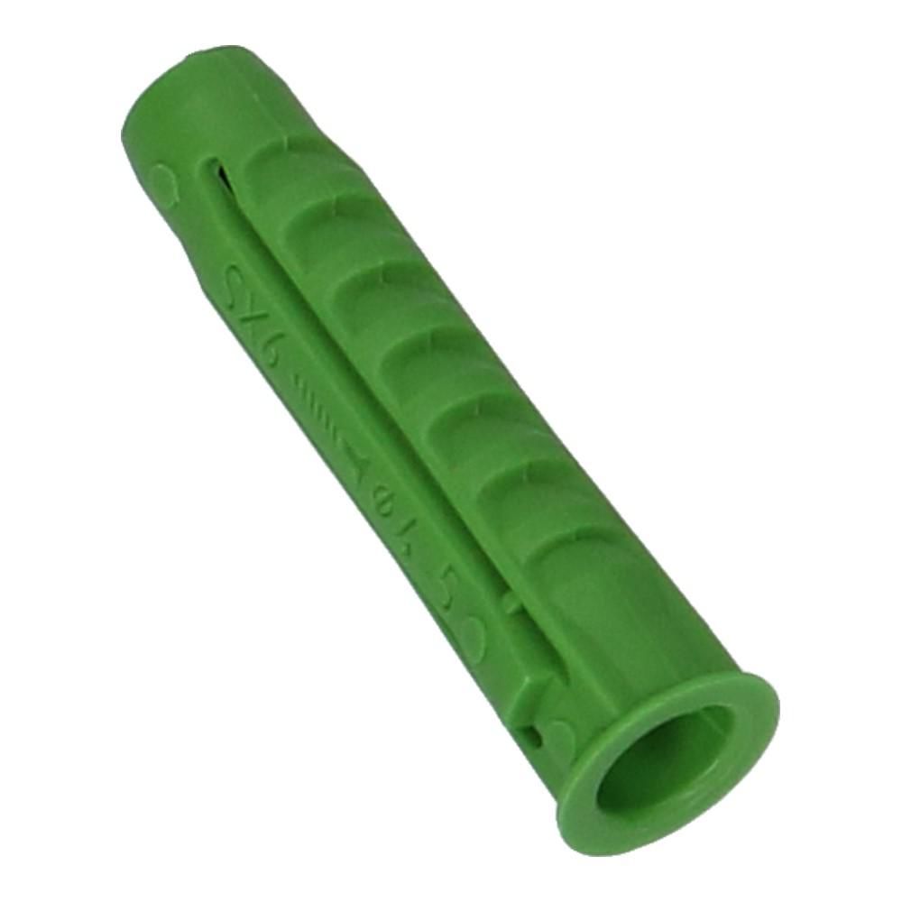 Nylon plug SX Green met rand 6x30mm - 90 stuks