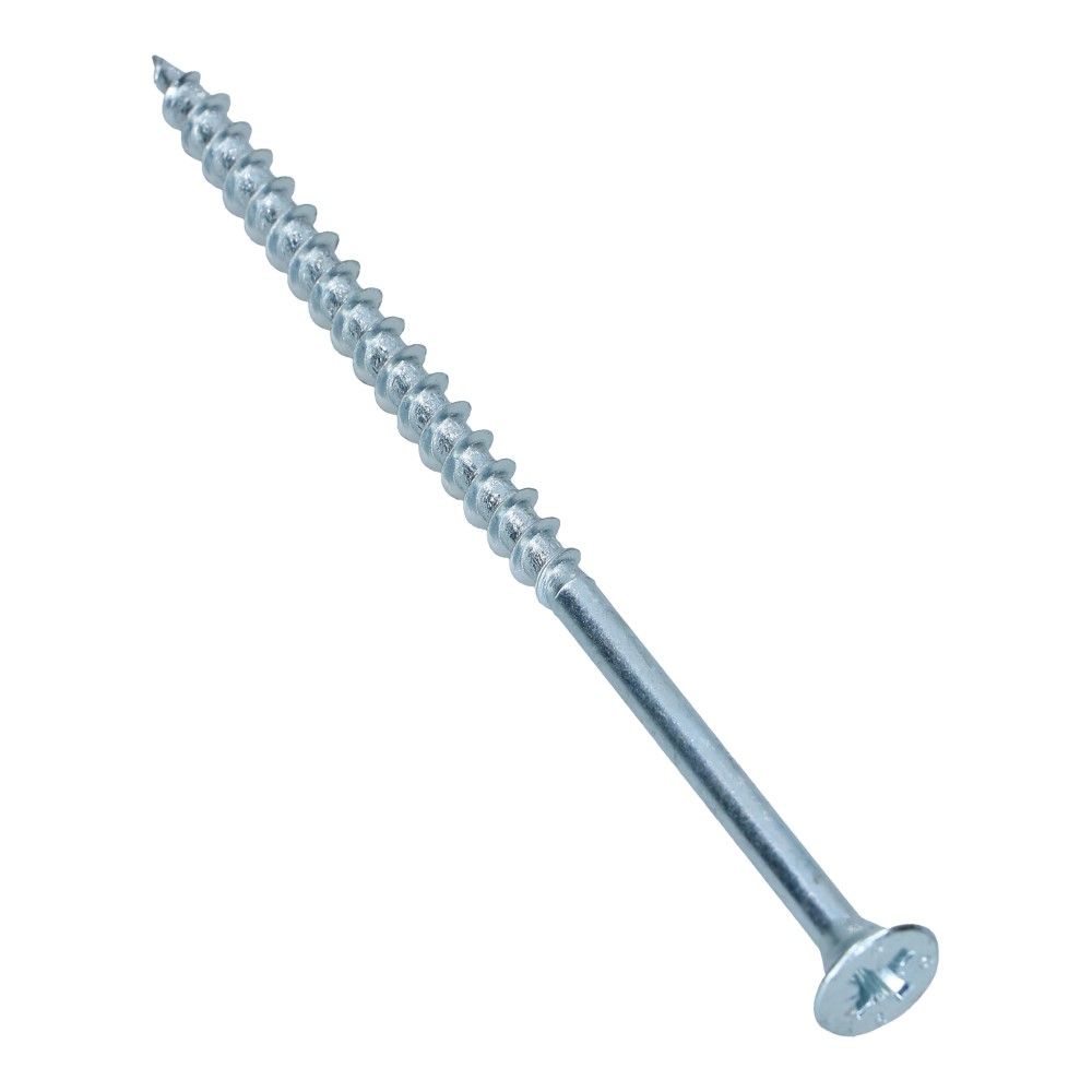 Spaanplaatschroef 6x120mm Verzonken Pozidrive 3 Deeldraad - 100 stuks