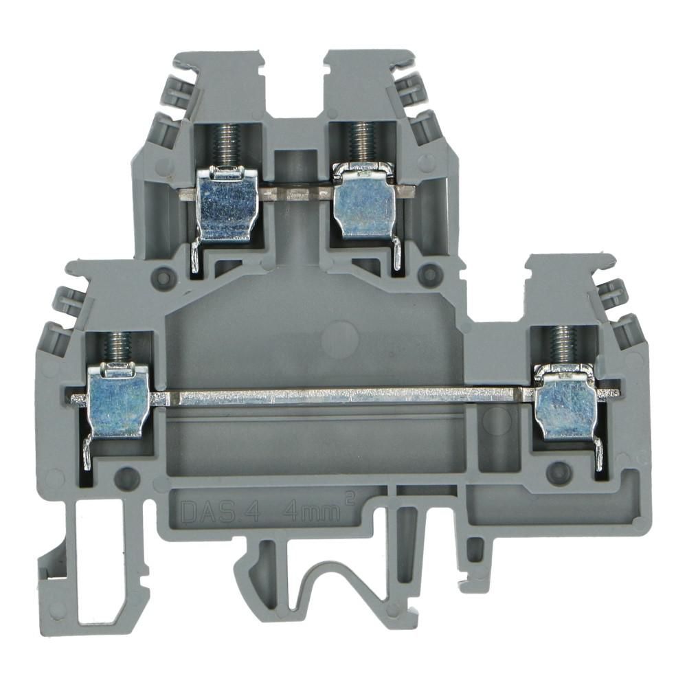 Montageklem etageklem DAS 4mm² grijs, foto 2 van 2