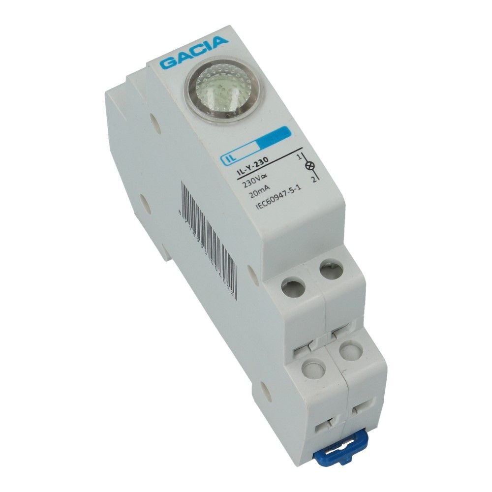 Indicatie led geel 12-24V AC/DC