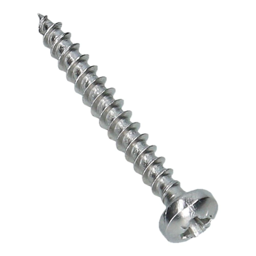 Spaanplaatschroef 3x25 bolkop RVS A2 PZ1 - 200 stuks