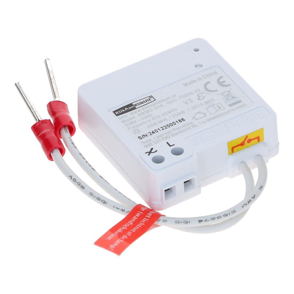 KlikAanKlikUit mini-inbouwdimmer 250W AW MD-250