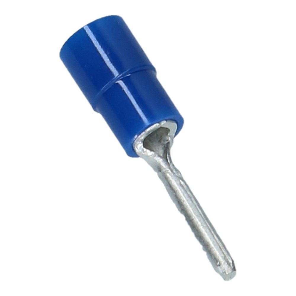Kabelschoen penstekker D-1.9mm L-11.7mm Blauw - 100 stuks