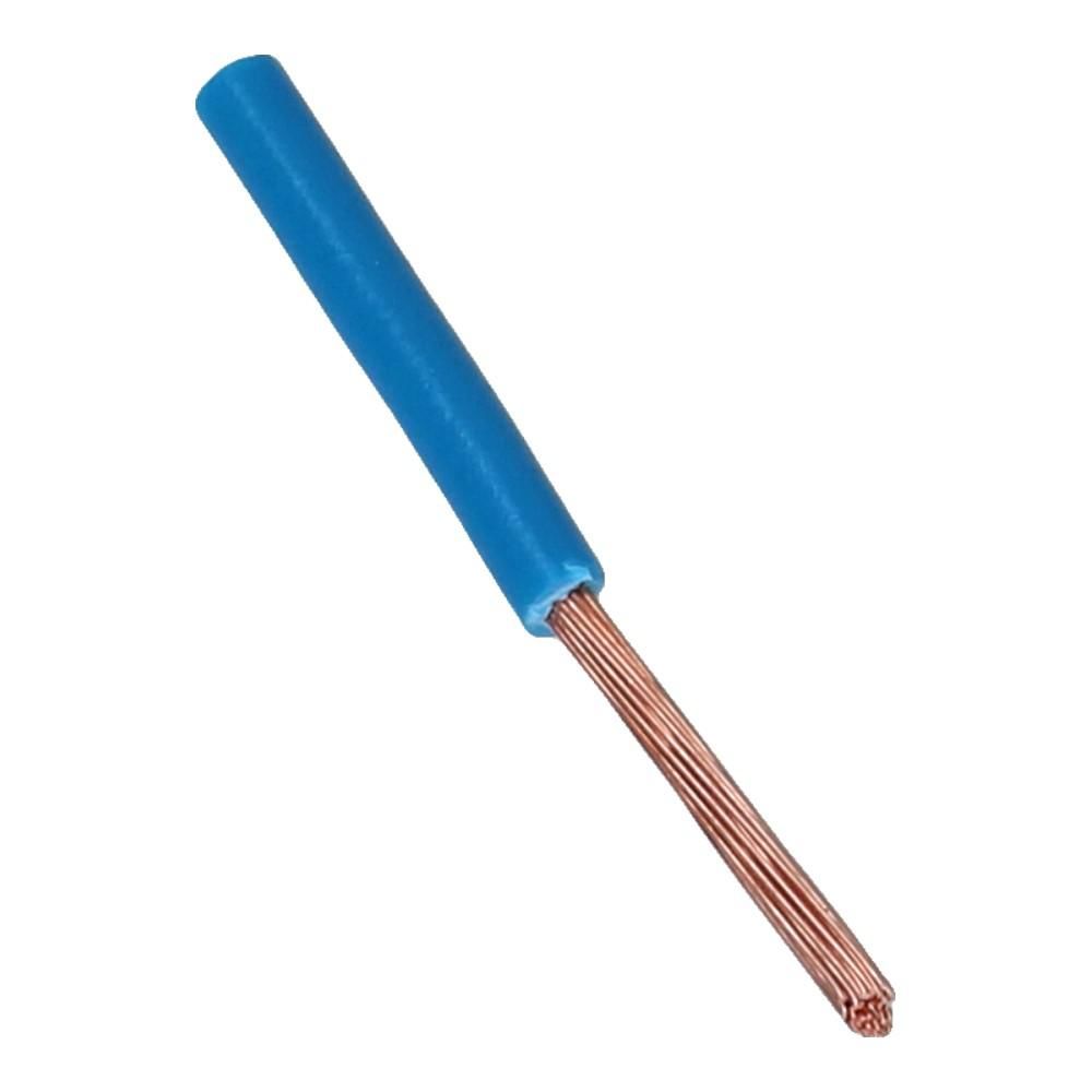 Montagedraad H07V2-K 25mm² blauw 90°C Eca - 50 meter