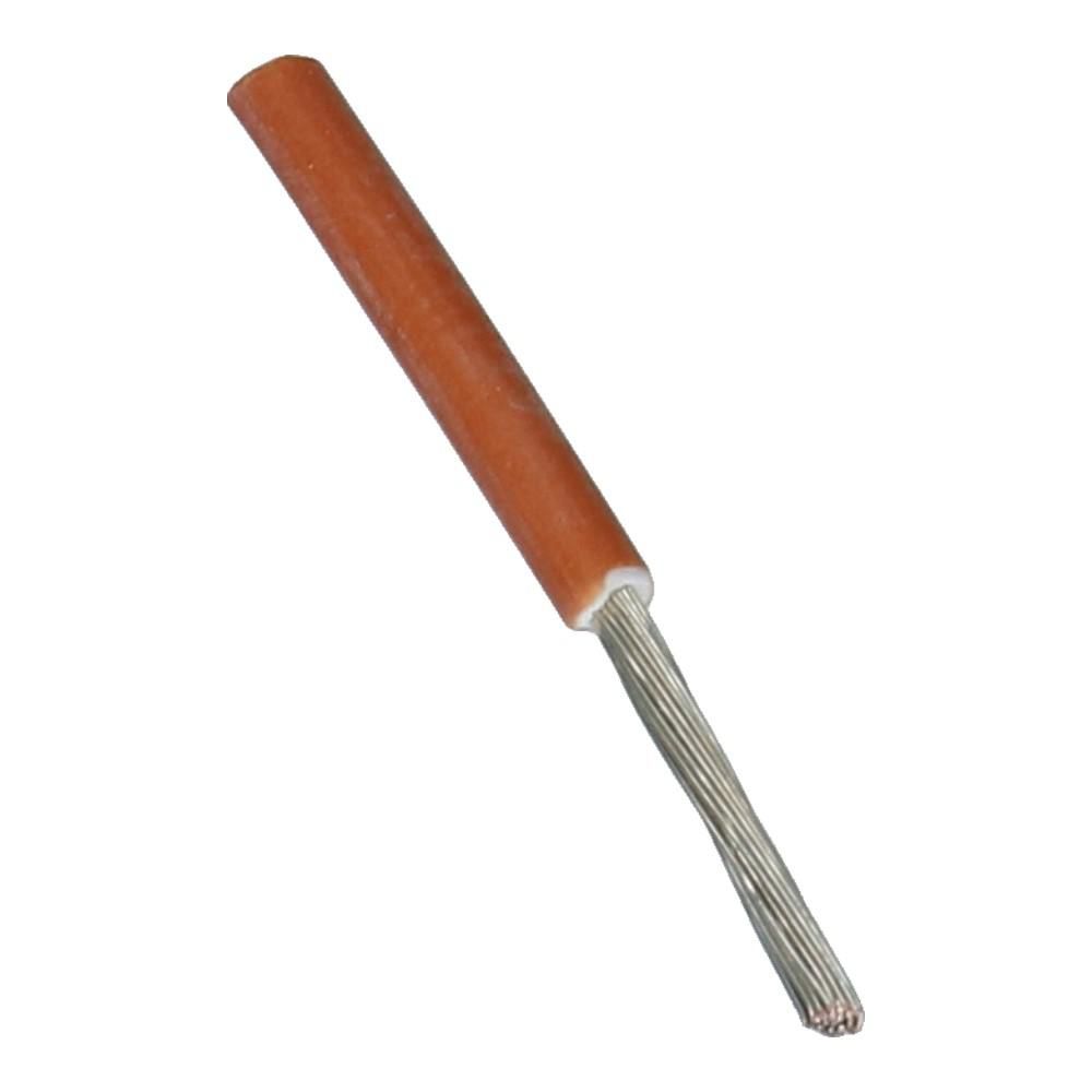 Montagedraad SO05Z-K 0.5mm² bruin vertind halogeenvrij 145°C - 200 meter