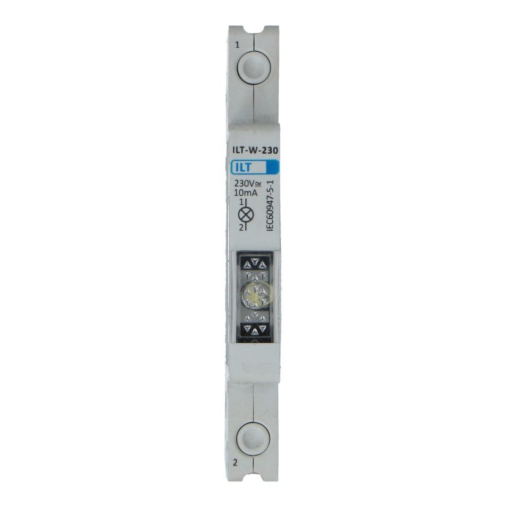 Indicatie led wit 230VAC 9mm, foto 2 van 3