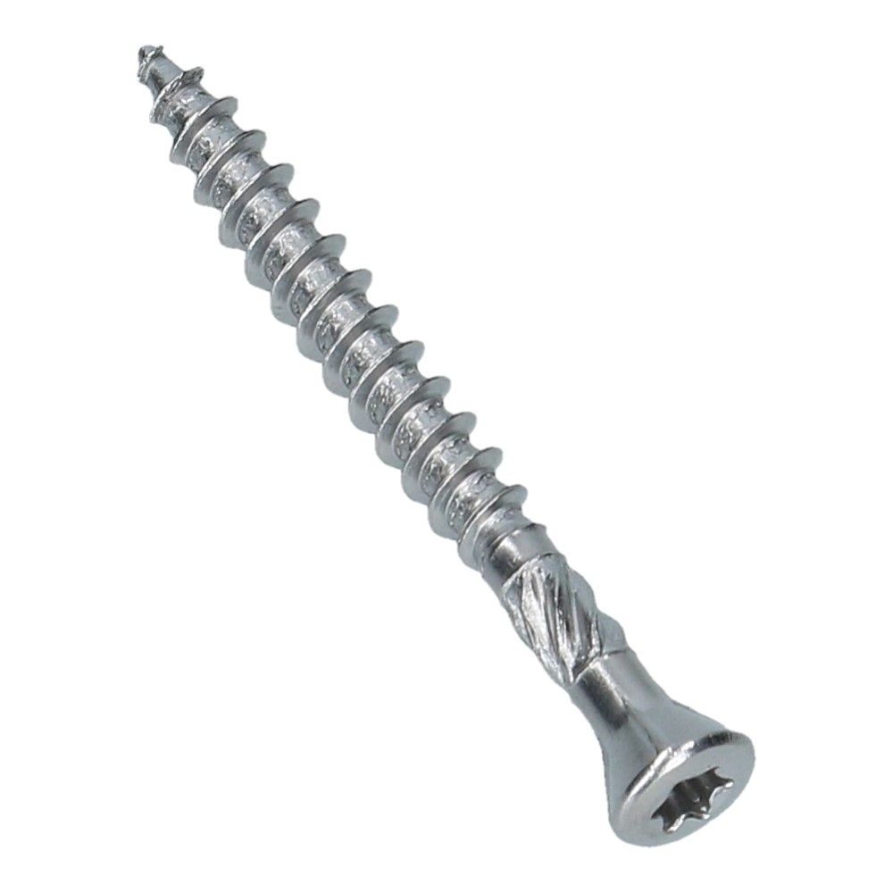 Hardhoutschroef 4x40 Torx 15 Platkop RVS C2 - 200 stuks