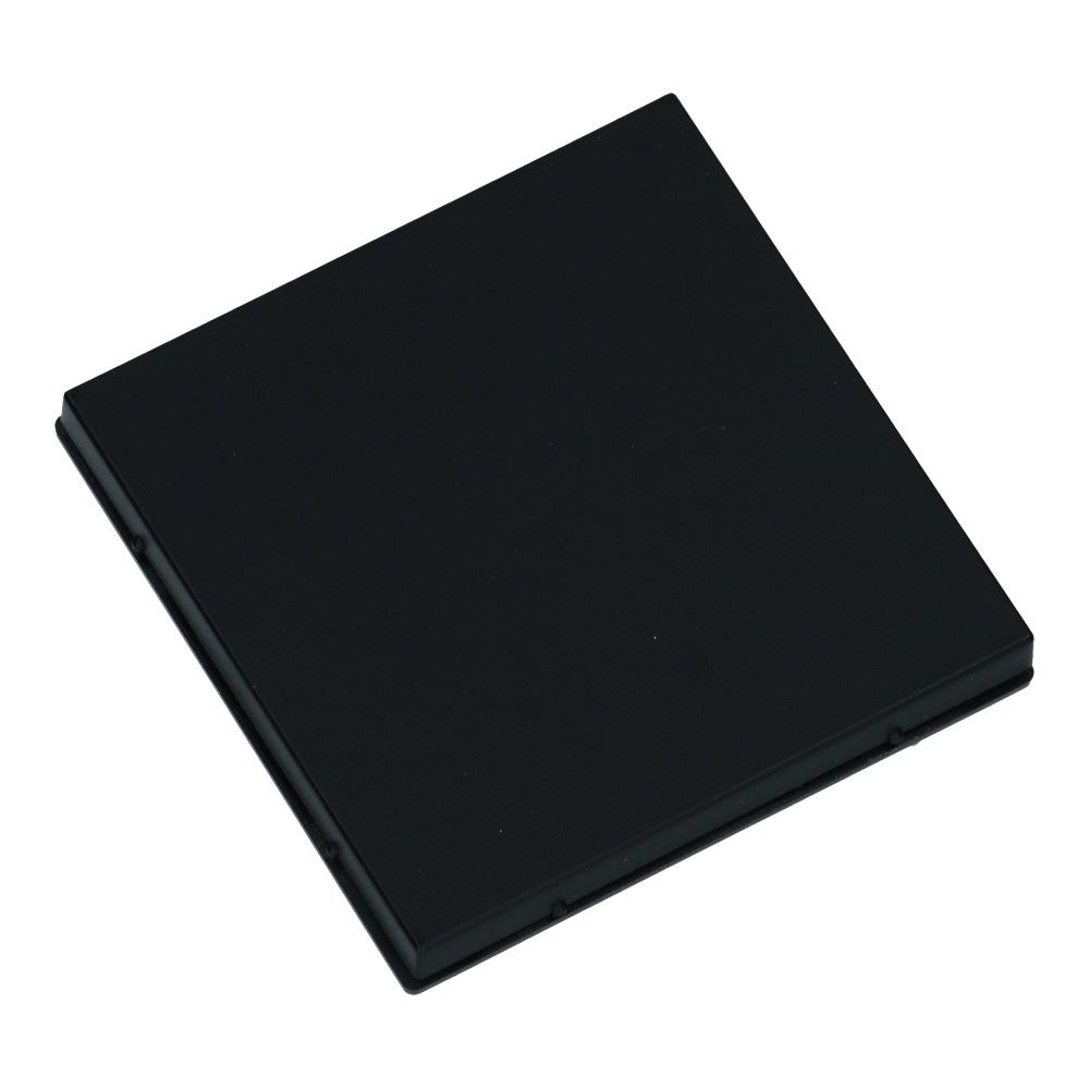 Centraalplaat Square Series mat zwart dimmer Touch