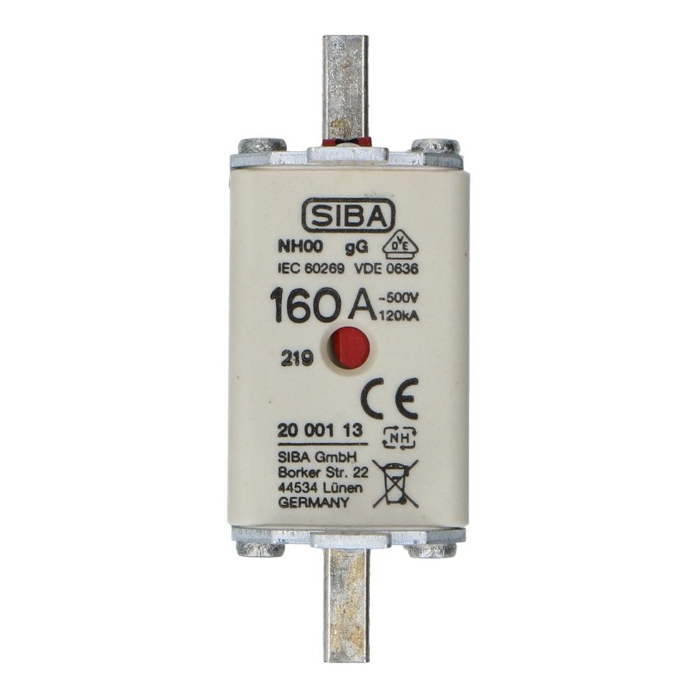 Mespatroon NH00 160A gL/gG 500V 78x29.5x42, foto 2 van 3