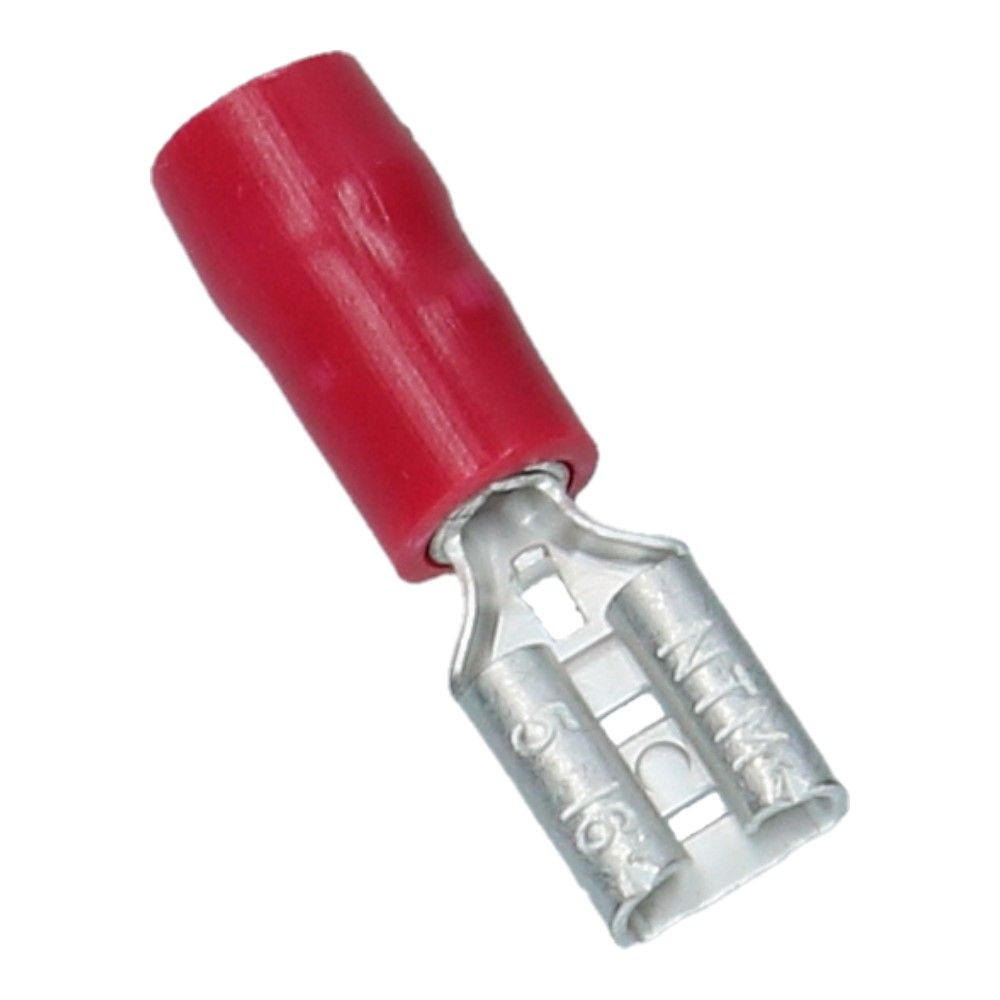 Kabelschoen contra B-4.8mm D-0.5mm Rood -100 stuks