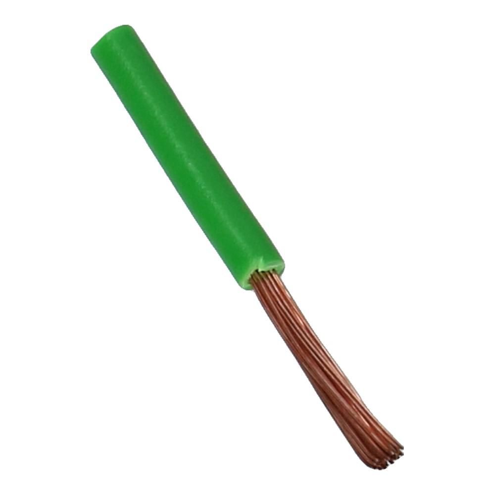 Montagedraad H05V2-K 1mm² groen 90°C Eca - 100 meter