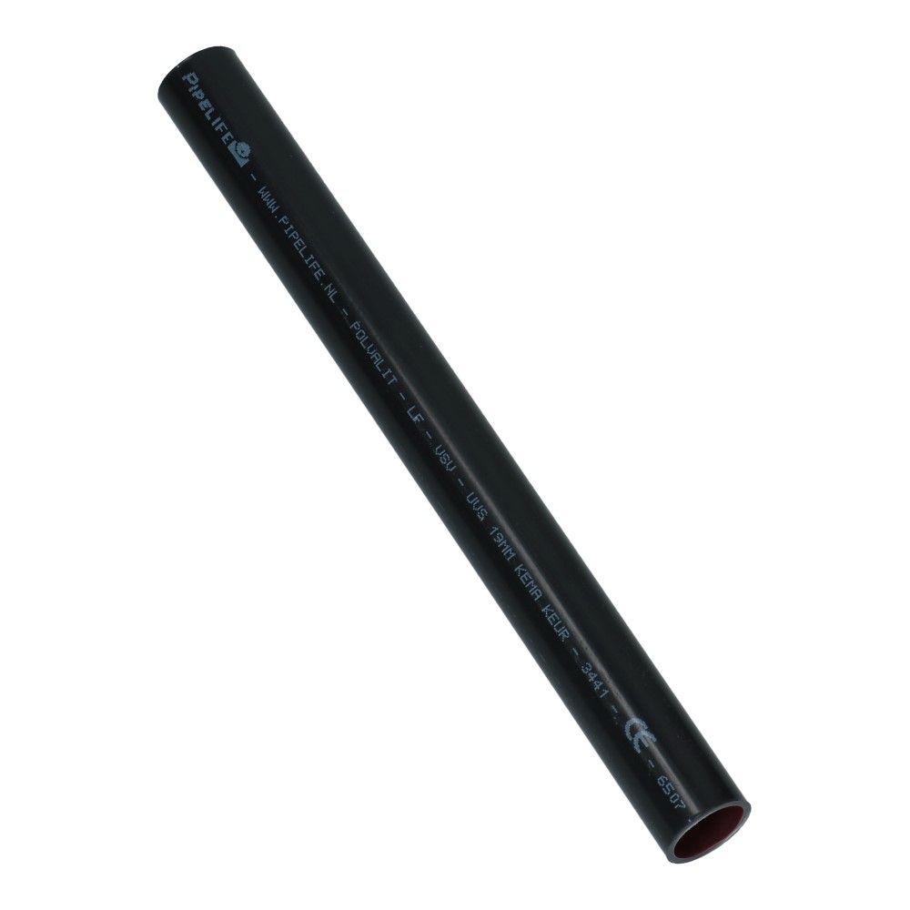 Installatiebuis UV-bestendig slagvast zwart 19mm Polvalit VSV UVS LV lengte 4 me - 100 meter