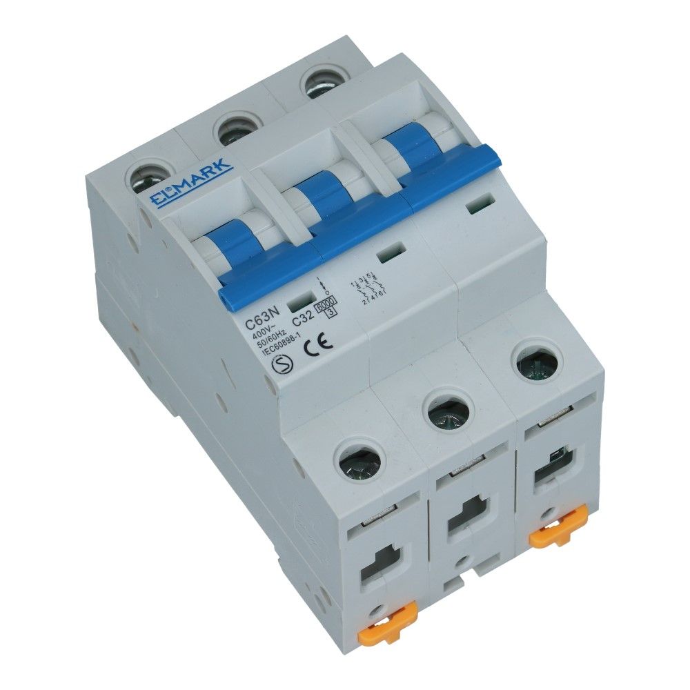 Installatieautomaat 3 polig 32A karakteristiek C