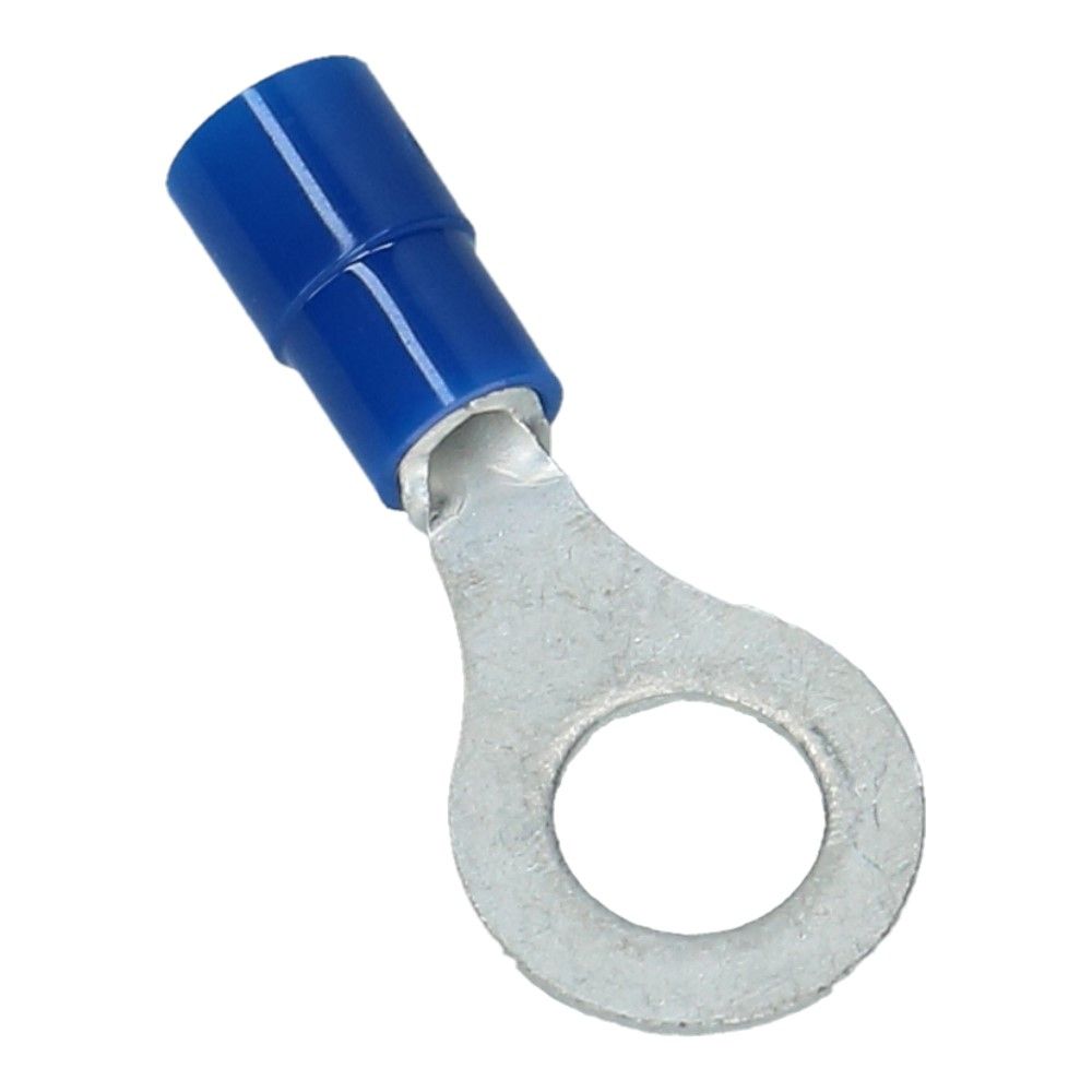 Ringkabelschoen Gat 6.4mm L-12mm Blauw - 100 stuks