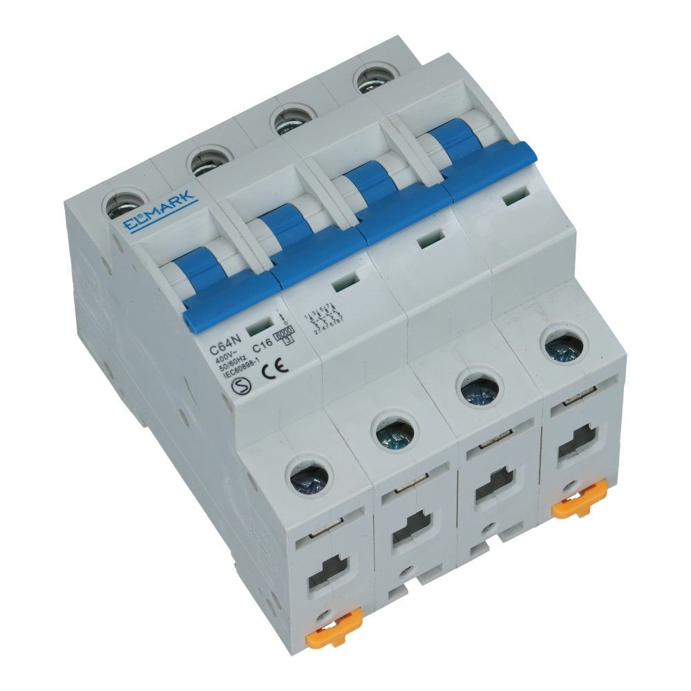 Installatieautomaat 4 polig 16A karakteristiek C
