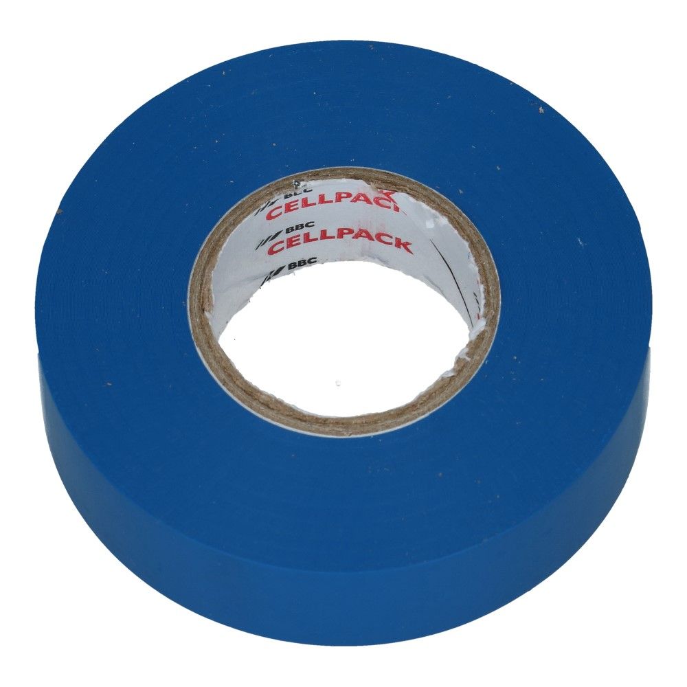 Extra sterk blauw PVC Isolatietape 19mm - 20 meter