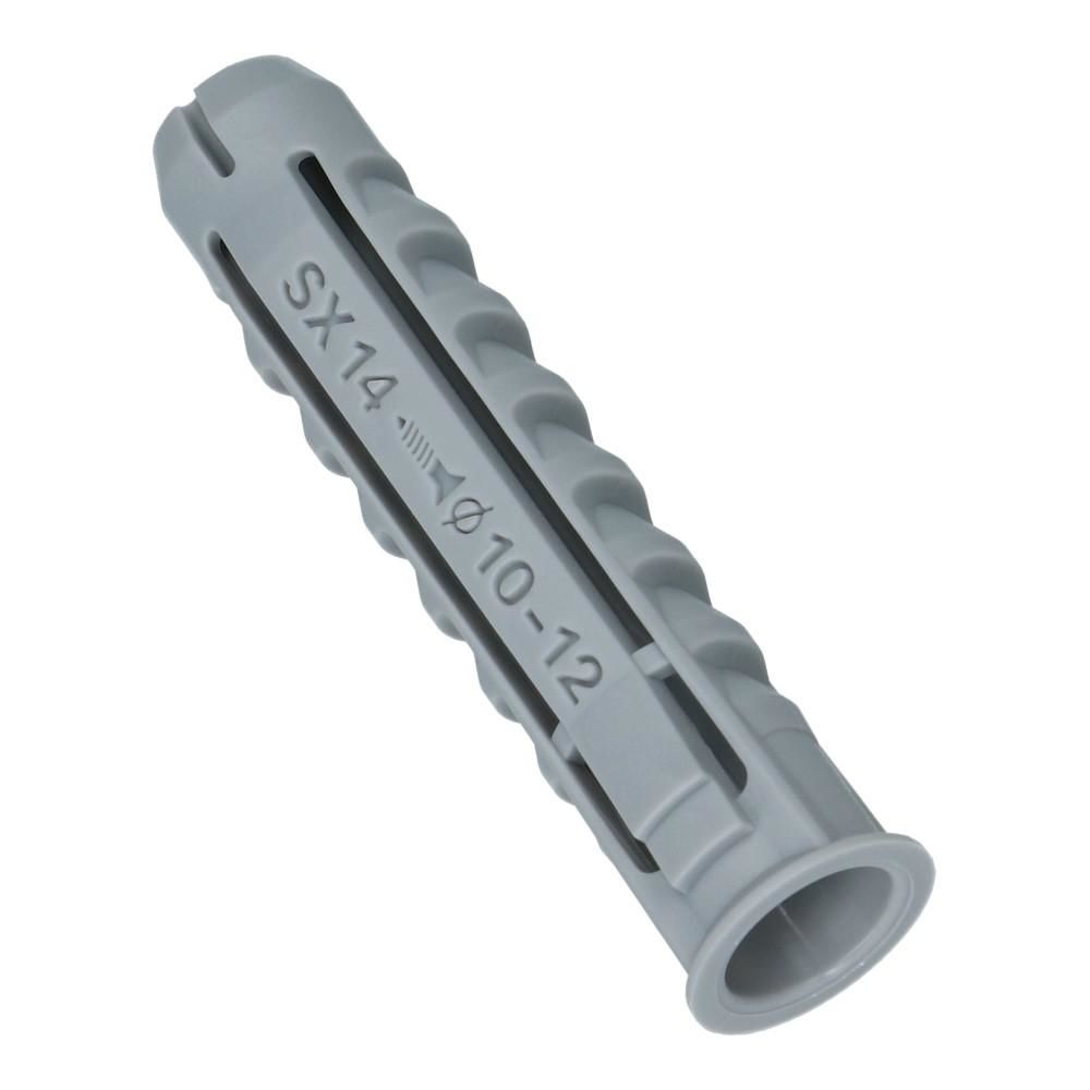 Nylon plug SX met rand 14x70mm - 20 stuks