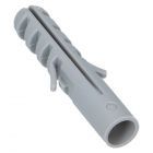 Nylon plug M8 grijs 8x40mm schroef 4.5-6mm - 100 stuks