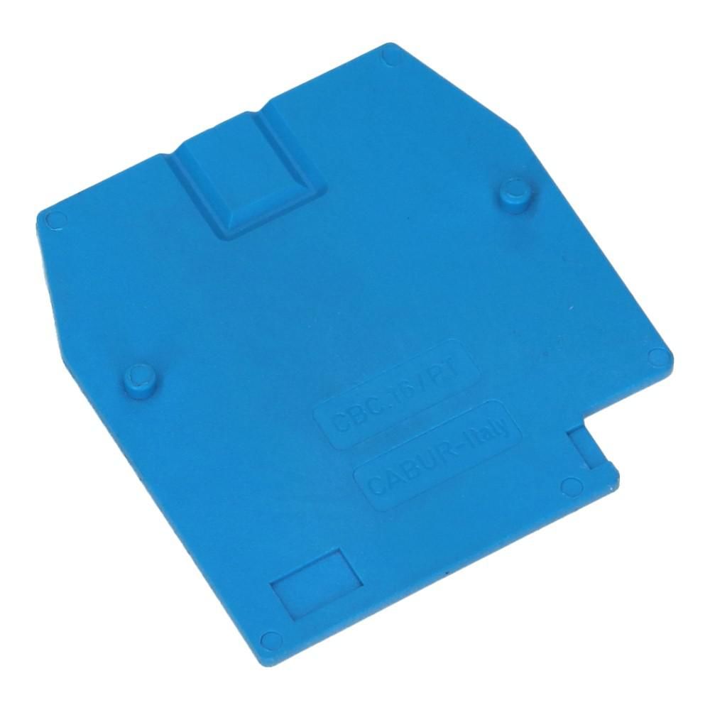Eindsectie 25mm² blauw voor CBC montageklem