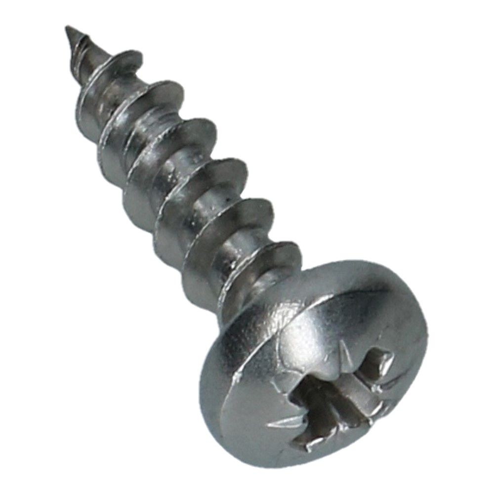 Spaanplaatschroef 5x20 bolkop RVS A2 PZ2 - 200 stuks