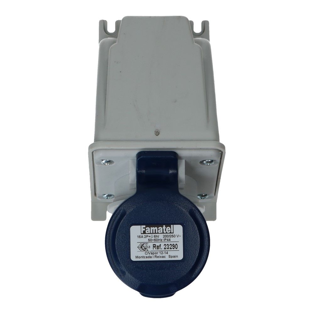 CEE female 3 polig 6H 16A IP54 wcd 220-240VAC, foto 3 van 6